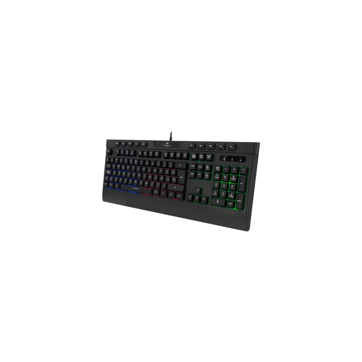 TECLADO GAMER MEMBRANA RGB INCEPTION MONSTER5