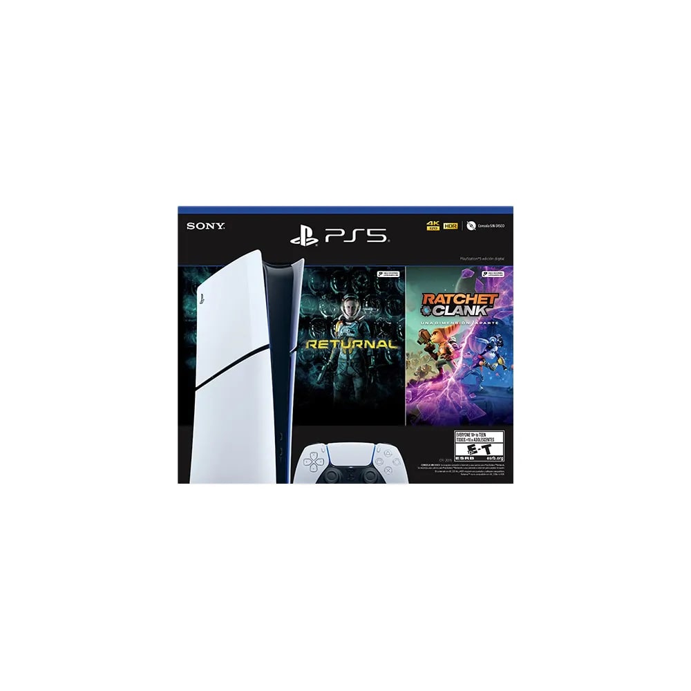 CONSOLA PLAYSTATION 5 1TB DIGITAL (2) JUEGOS SONY2