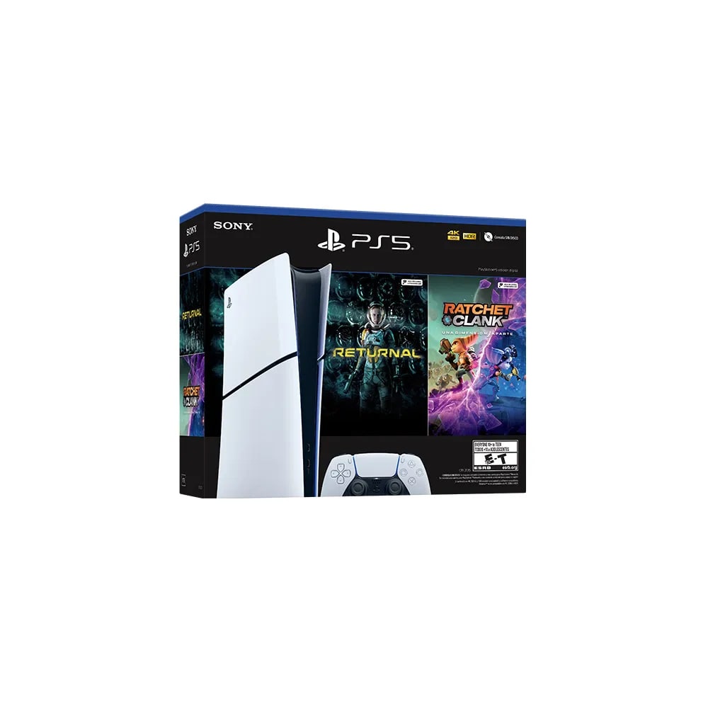CONSOLA PLAYSTATION 5 1TB DIGITAL (2) JUEGOS SONY3