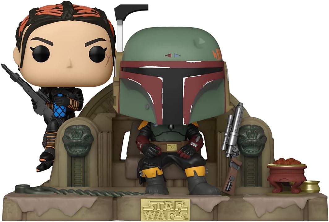 FUNKO POP STAR WARS BOBA FETT AND FENNEC ON THRONE 486 0