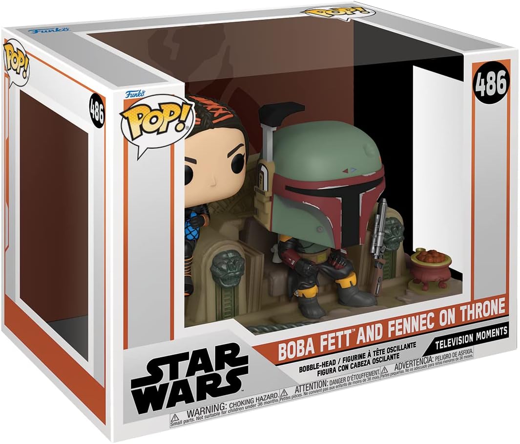 FUNKO POP STAR WARS BOBA FETT AND FENNEC ON THRONE 4862