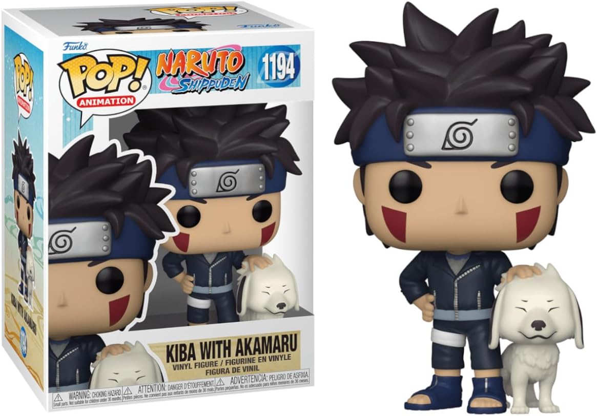 FUNKO POP NARUTO KIBA WITH AKAMARU 11943
