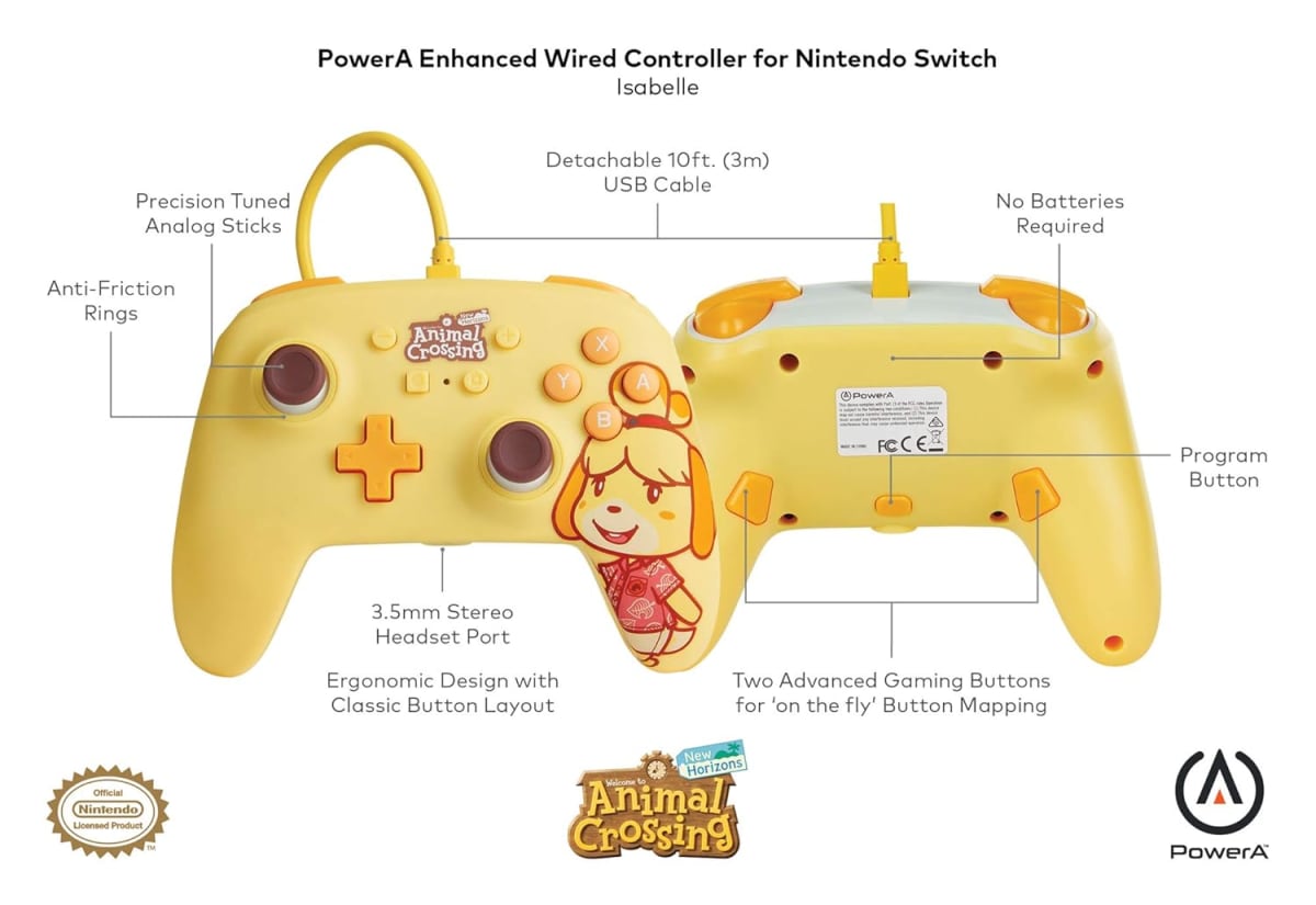 CONTROL USB ANIMAL CROSSING POWER A N.S5