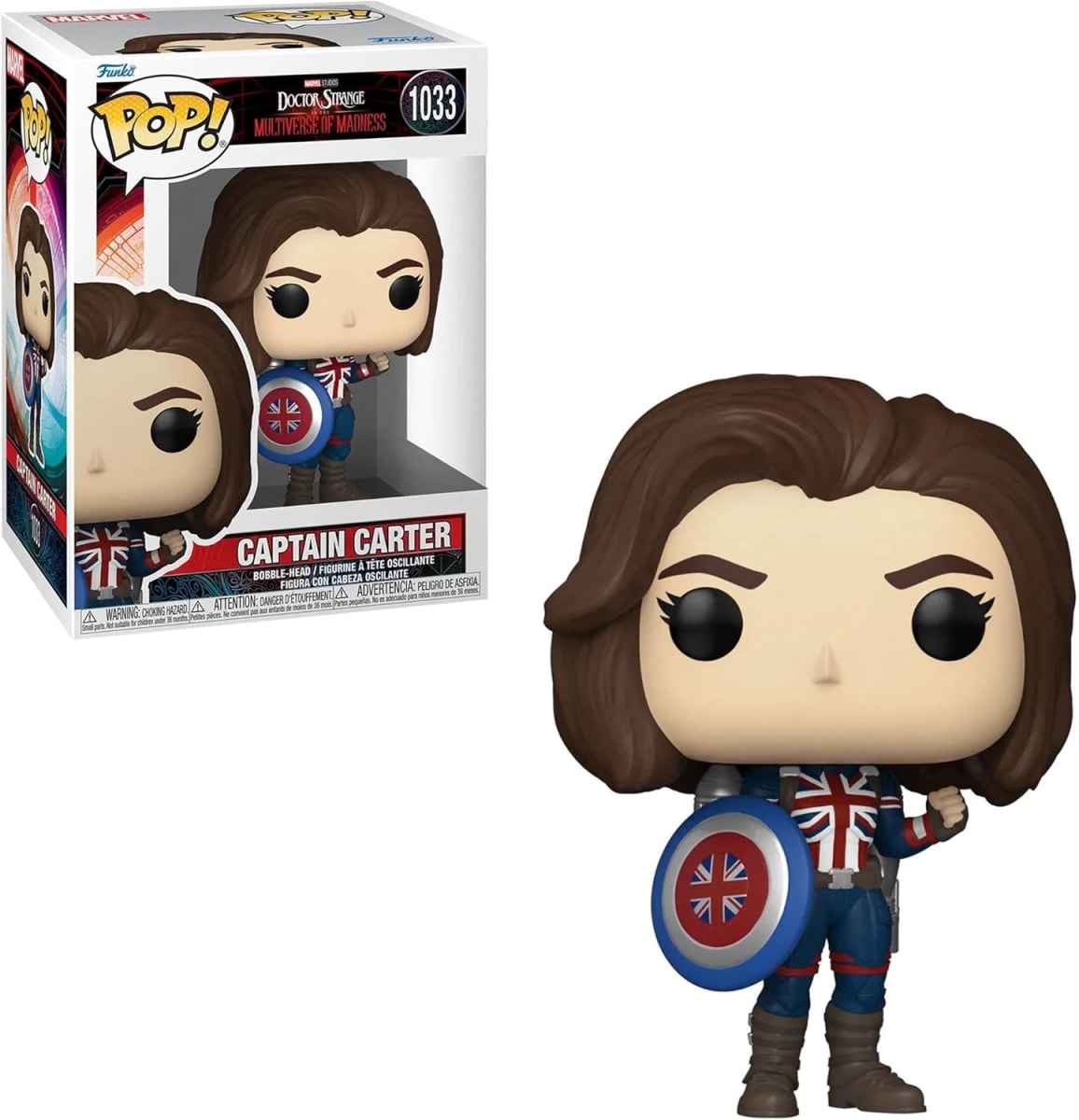 FUNKO POP MARVEL DOCTOR STRANGE CAPTAIN CARTE 10334