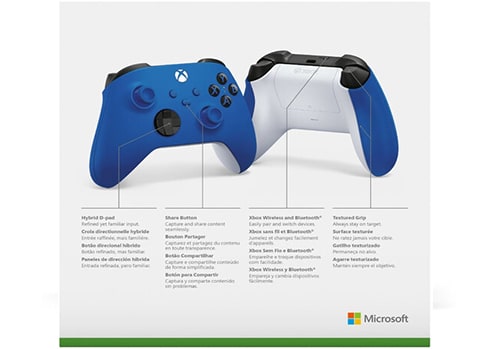 CONTROL XBOX SERIE S SHOCK BLUE5