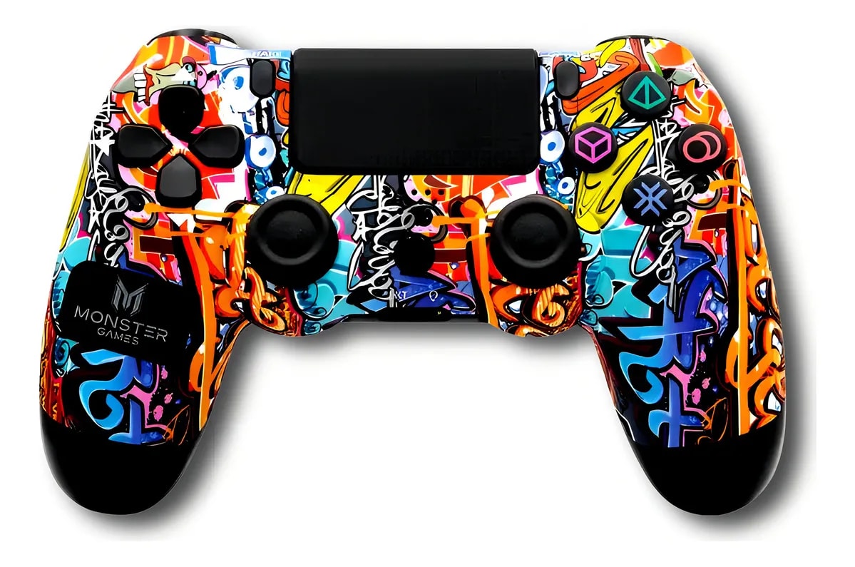 CONTROL INALAMBRICO DOBLE SHOCK PS4 COLOR STROKE MONSTER 0