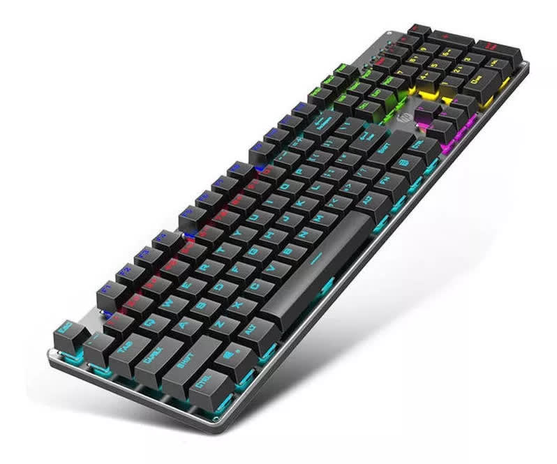 TECLADO GAMER MECANICO RGB GK 100 HP4