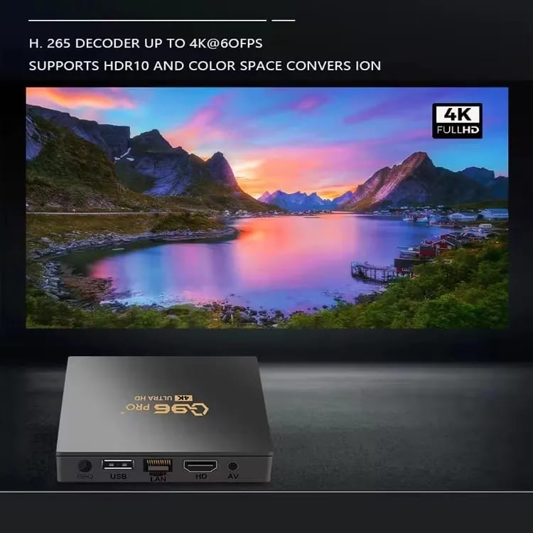 Q96 TV 4K ULTRA HD SET-TOP BOX 16GB 256GB9