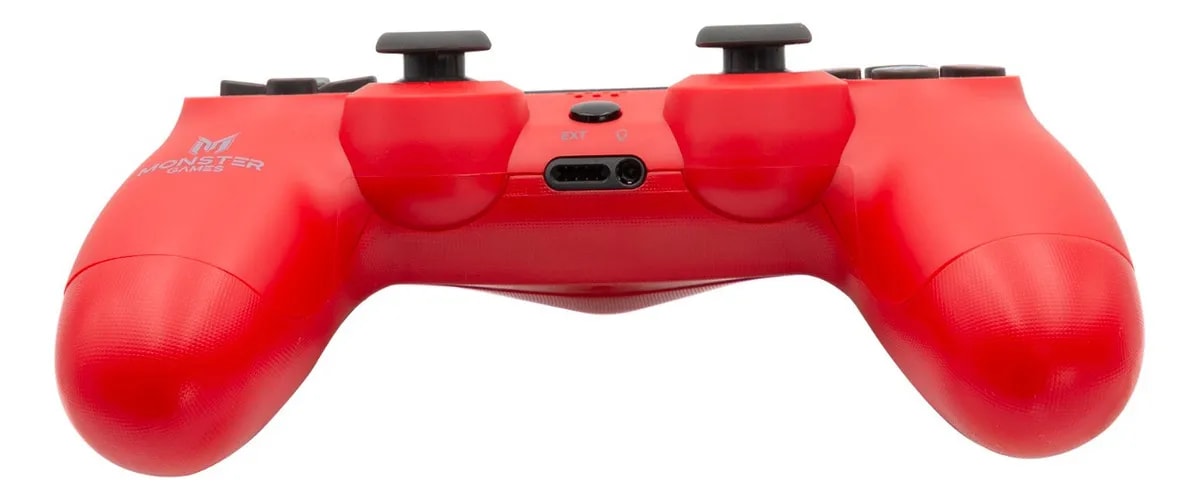 CONTROL INALAMBRICO DOBLE SHOCK PS4 COLOR ROJO MONTER2