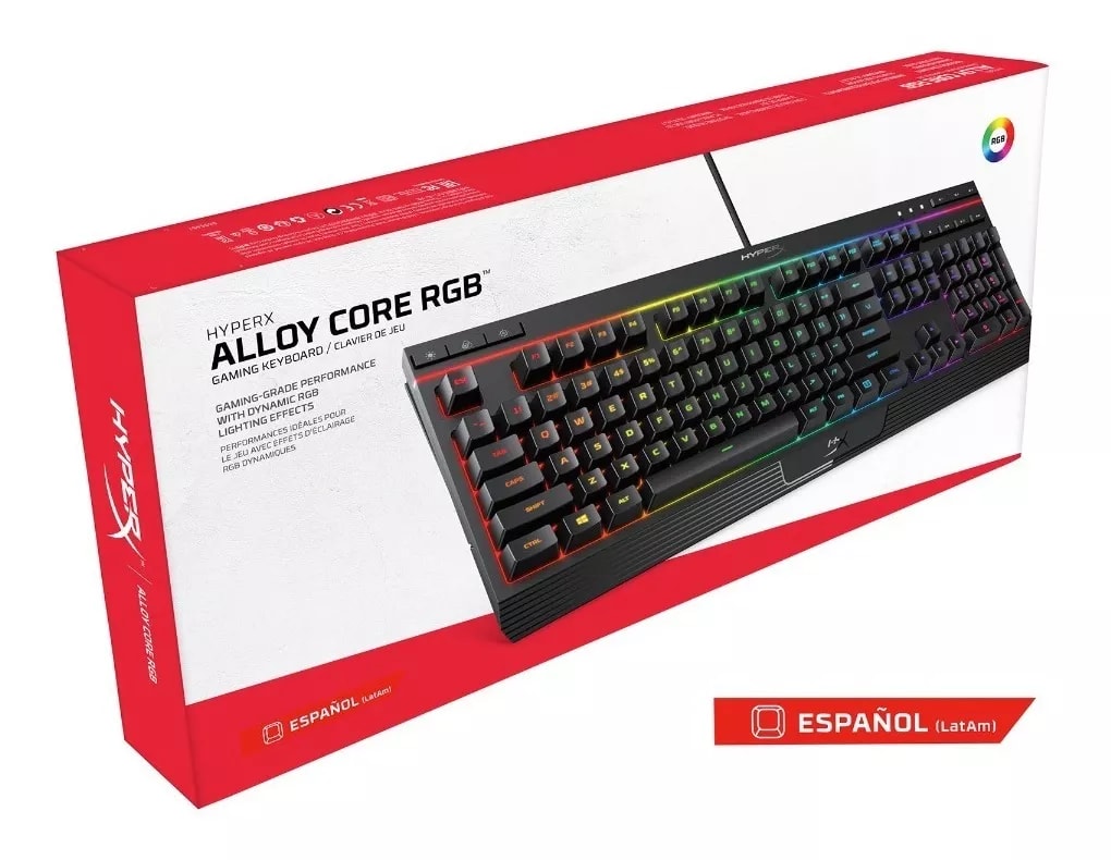 TECLADO ALLOY CORE PC-PS4-XBOX ONE HYPERX7