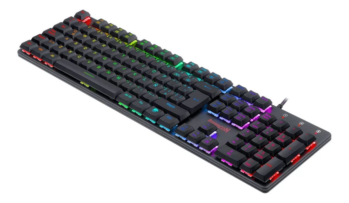 TECLADO GAMER MECANICO SHRAPNEL RGB K589RGB4