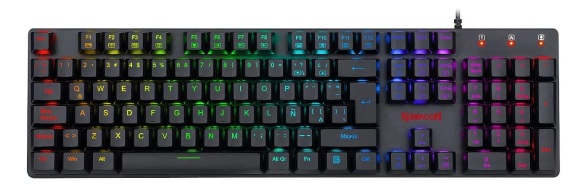 TECLADO GAMER MECANICO SHRAPNEL RGB K589RGB 0