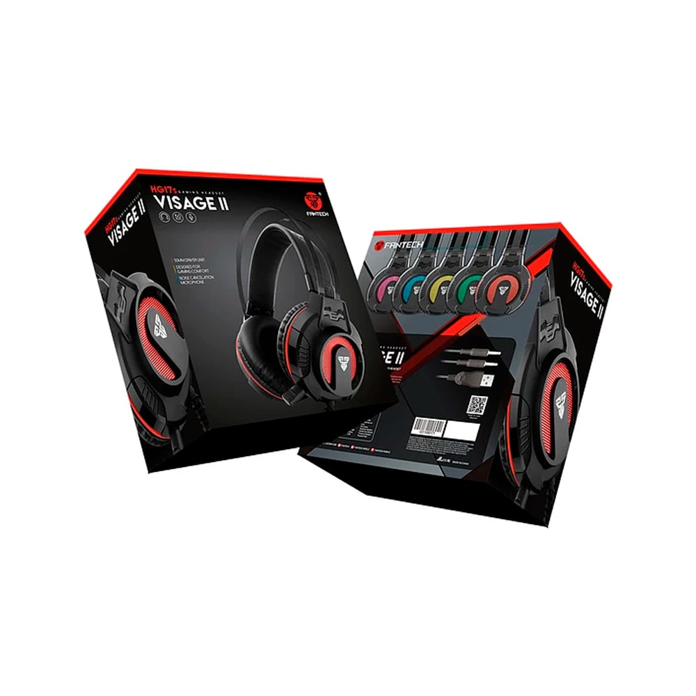 AUDIFONOS FANTECH HG17 VISAGE II SPACE BLACK  EDITION5