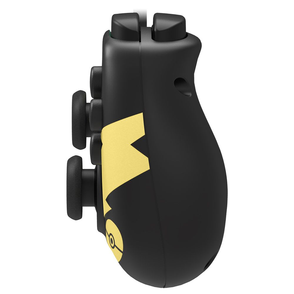 CONTROL MINI ALAMBRICO USB PIKACHU BLACK & GOLD HORI N.SWICH2