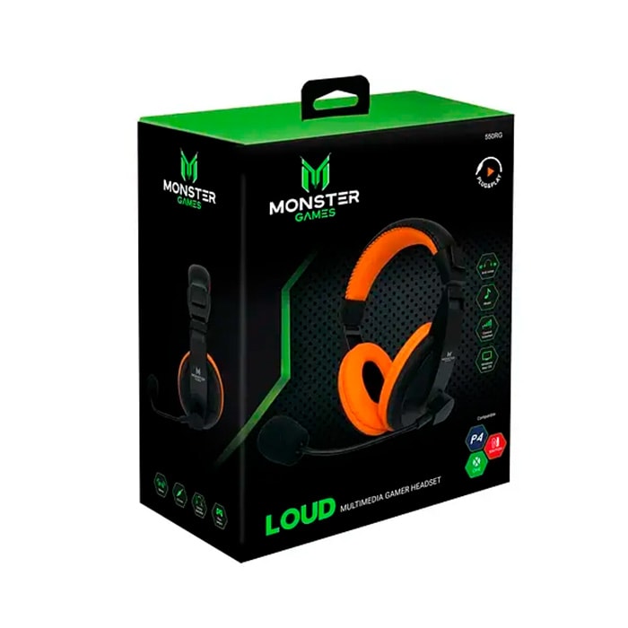 AUDIFONOS LOUD SALMON MONSTER5