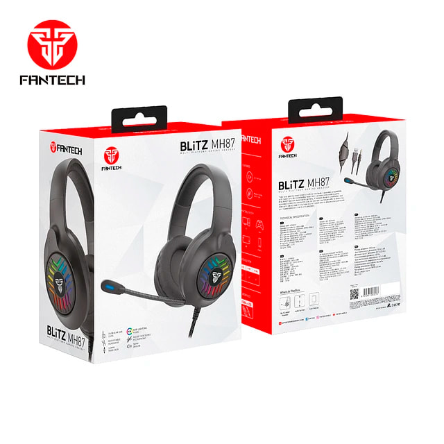 AUDIFONOS FANTECH MH87 BLITZ MH87 BLACK EDITION4