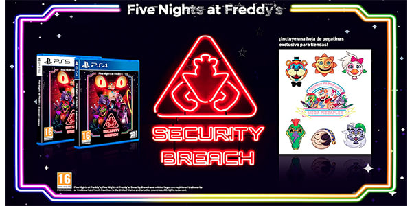 FIVE NIGHTS OT FREDDYS SECURITY BREACH PS42