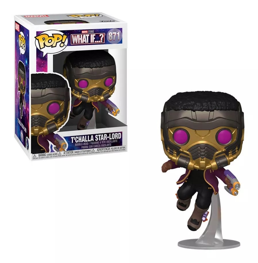 FUNKO POP MARVEL WHAT IF T CHALLA STAR-LORD 8715