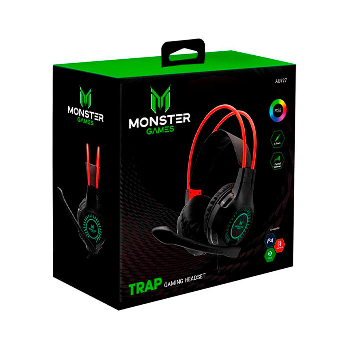 AUDIFONOS GAMER TRAP MONSTER6