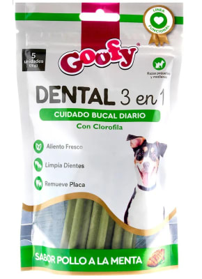 Goofy Snack Dental 3 en 1 sobre 70 grs
