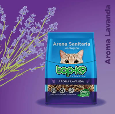 Arena Sanitaria Top K9 Ecologica Lavanda