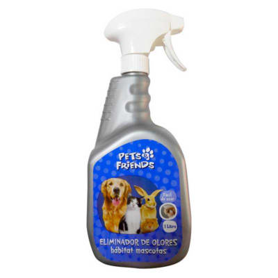 PETS FRIENDS ELIMINADOR DE OLORES 1 LITRO.