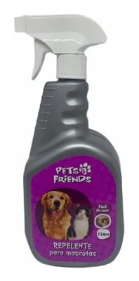 PETS FRIENDS REPELENTE PARA MASCOTAS 1 LITRO.