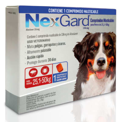NexGard 25 - 50 kilos 1 Comp