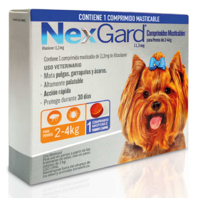 NexGard 2 - 4 kilos 1 Comp
