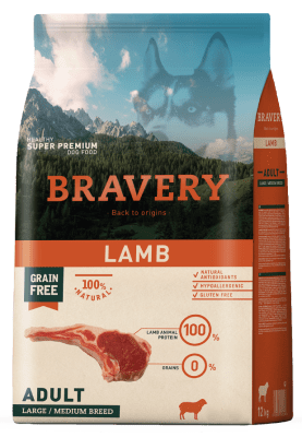 Bravery Lamb Adult Large/Medium Breed
