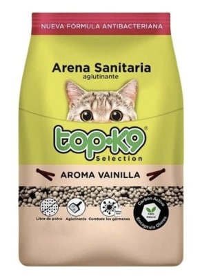 Arena Sanitaria Aglutinante Top K9 Vainilla