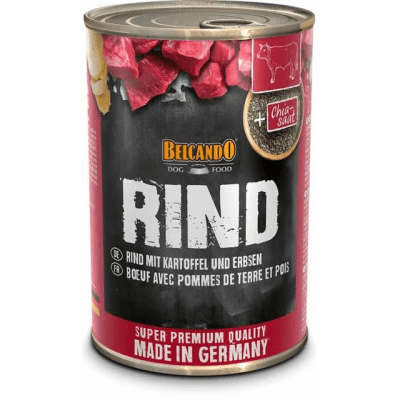 Belcando Lata Rind Ternera y Guisantes 400 gr