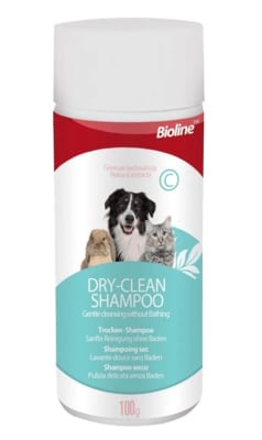 Shampoo en Seco Perro/Gato Bioline 100 gr