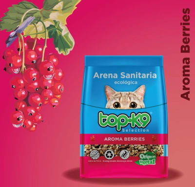 Arena Sanitaria Top K9 Ecologica Berries