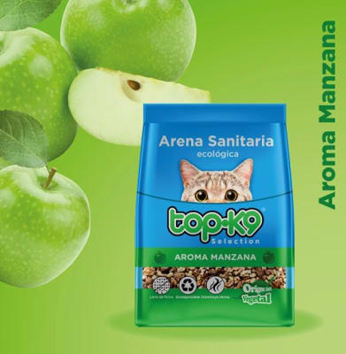 Arena Sanitaria Top K9 Ecologica Manzana