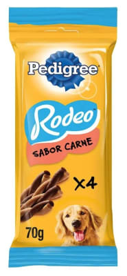 Pedigree Rodeo Snack Para Perro Adulto Sabor Carne 4 unid (70 gr)