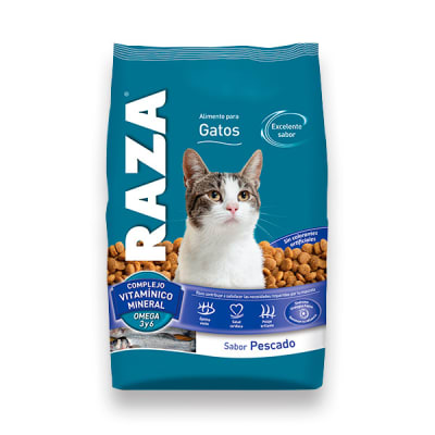 Raza Gato Adulto Pescado