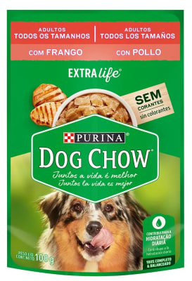 Dog Chow Adulto Todos Los Tamaños Pollo 100 gr