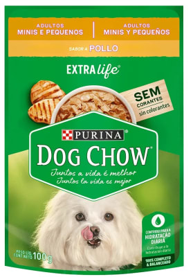 Dog Chow Sachet Adulto Mini Pequeño Pollo 100 gr
