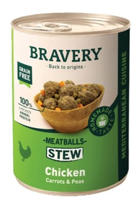 Bravery Lata Pollo / Zanahoria / Guisantes 415 gr