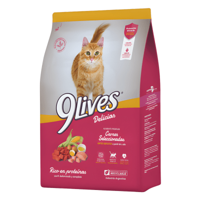 9 Lives Gato Adulto Carne