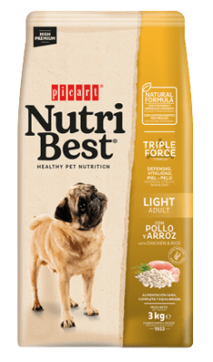 Nutri Best Adulto Light Pollo/Arroz Perro 3 kg