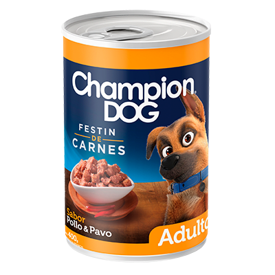 Champion Dog Lata Adultos Pollo & Pavo 400 gr