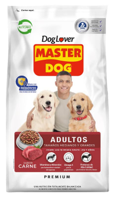 Master Dog Adultos Medianos y Grandes Carne 18 kg