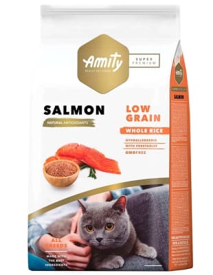 Amity Sp Low Grain Salmon Adult Cat.