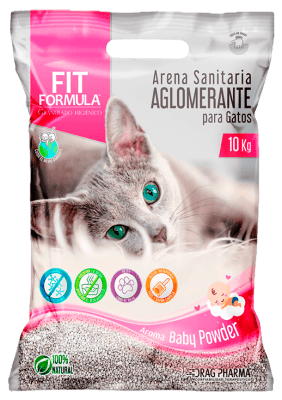 Arena Sanitaria Aglomerante Fit Formula Baby Powder 10 kg