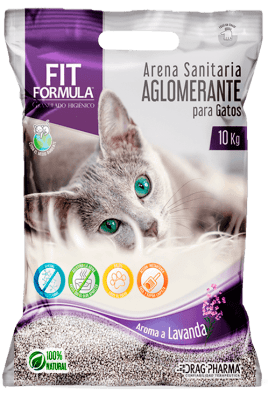 Arena Sanitaria Aglomerante Fit Formula Lavanda
