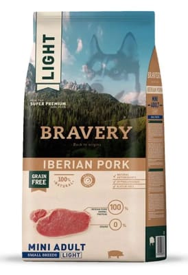 Bravery Light Iberian Pork Mini Adult Small Breeds.