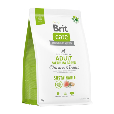 Brit Care Dog Adulto Medium Chicken & Insect 3 kg