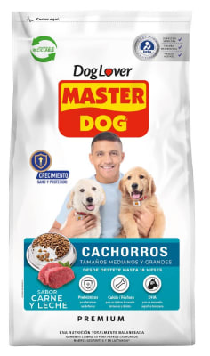 Master Dog Cachorros Razas Medianas y Grandes 18 kg